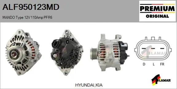 Alternator (ALF950123MD)