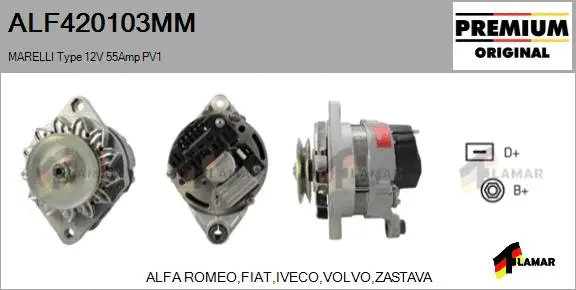 Alternator (ALF420103MM)