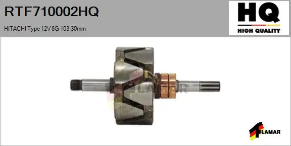 Rotor, alternator (RTF710002HQ)