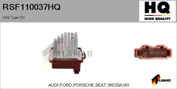 Resistor, interior blower (RSF110037HQ)