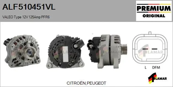Alternator (ALF510451VL)