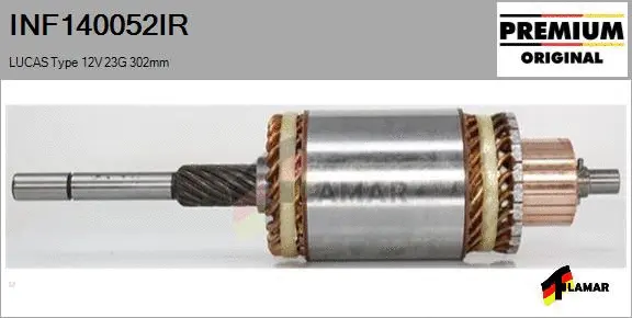 Armature, starter (INF140052IR)