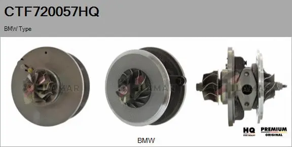 Core assembly, turbocharger (CTF720057HQ)