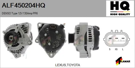 Alternator (ALF450204HQ)