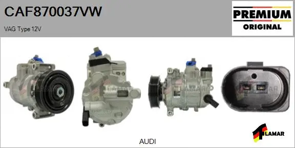 Compressor, air conditioning (CAF870037VW)