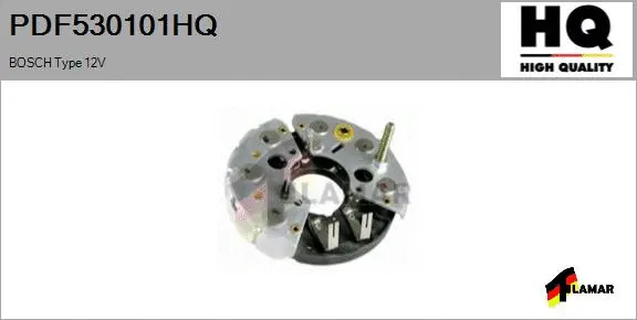 Rectifier, alternator (PDF530101HQ)