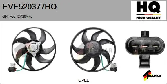 Fan, engine cooling (EVF520377HQ)