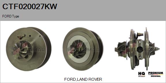 Core assembly, turbocharger (CTF020027KW)