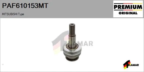 Pinion, starter (PAF610153MT)