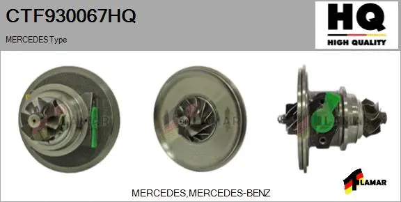 Core assembly, turbocharger (CTF930067HQ)