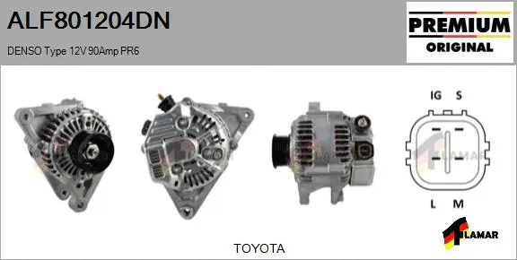 Alternator (ALF801204DN)