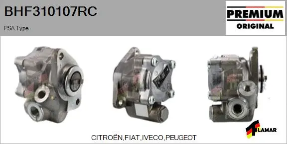 Hydraulic Pump, steering (BHF310107RC)