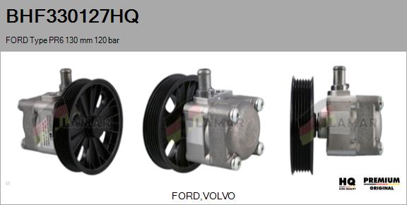 Hydraulic Pump, steering (BHF330127HQ)