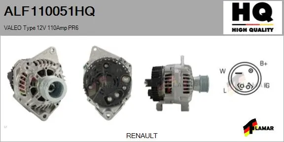 Alternator (ALF110051HQ)