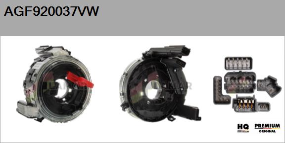 Clockspring, airbag (AGF920037VW)