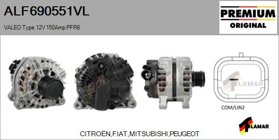 Alternator (ALF690551VL)