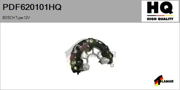 Rectifier, alternator (PDF620101HQ)