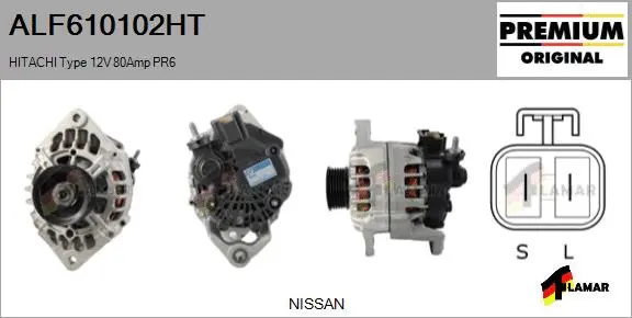 Alternator (ALF610102HT)