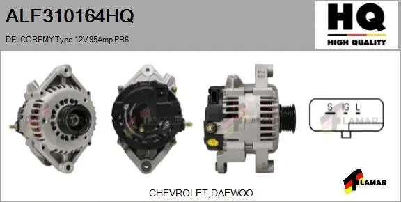Alternator (ALF310164HQ)