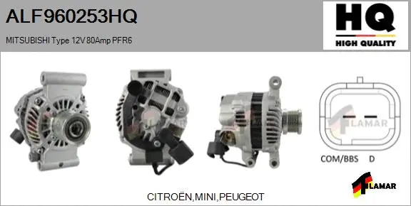 Alternator (ALF960253HQ)