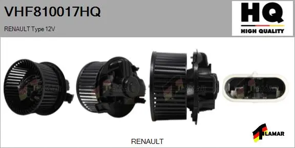 Interior Blower (VHF810017HQ)