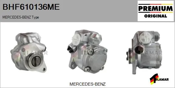 Hydraulic Pump, steering (BHF610136ME)