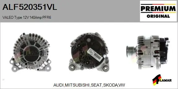 Alternator (ALF520351VL)