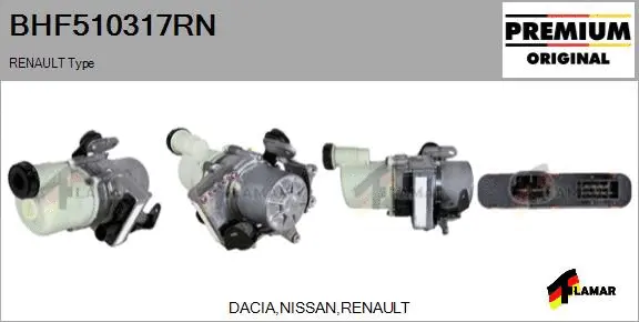 Hydraulic Pump, steering (BHF510317RN)