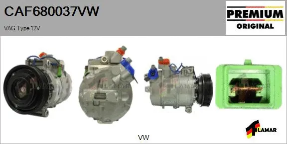 Compressor, air conditioning (CAF680037VW)