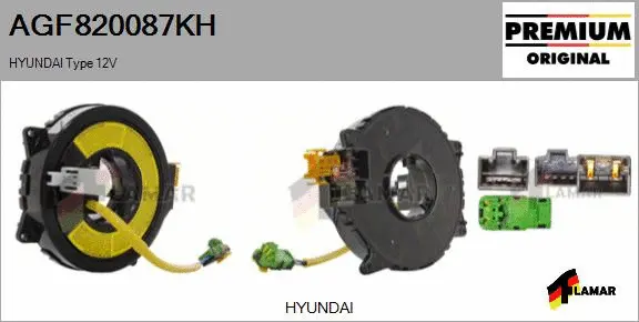 Clockspring, airbag (AGF820087KH)