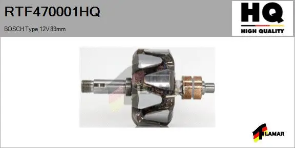 Rotor, alternator (RTF470001HQ)