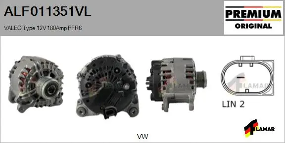 Alternator (ALF011351VL)