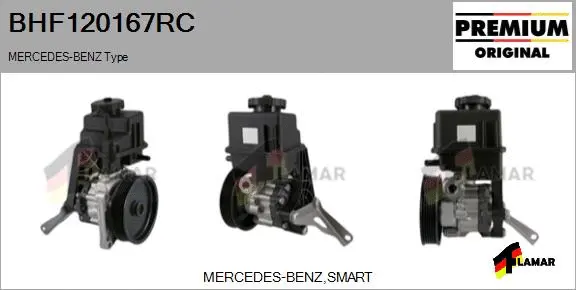 Hydraulic Pump, steering (BHF120167RC)