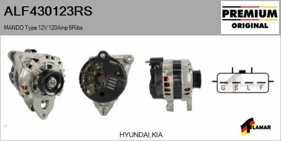 Alternator (ALF430123RS)