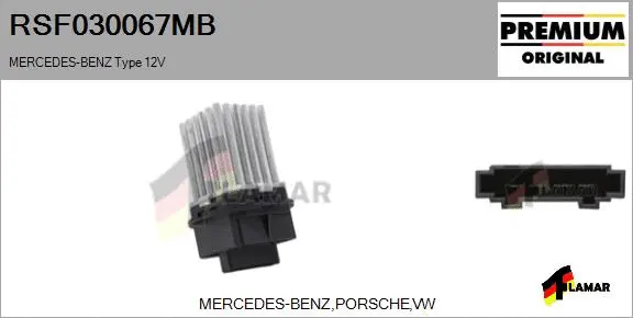 Resistor, interior blower (RSF030067MB)