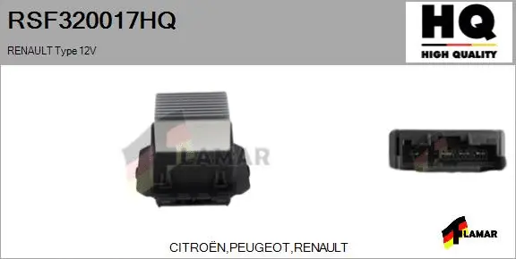 Resistor, interior blower (RSF320017HQ)