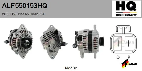 Alternator (ALF550153HQ)