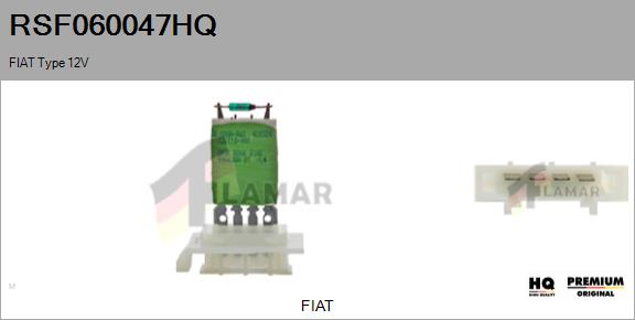 Resistor, interior blower (RSF060047HQ)