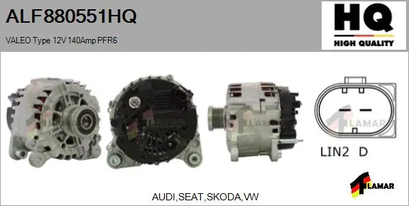 Alternator (ALF880551HQ)