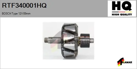 Rotor, alternator (RTF340001HQ)