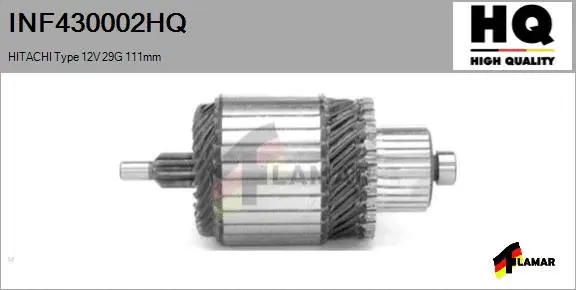 Armature, starter (INF430002HQ)