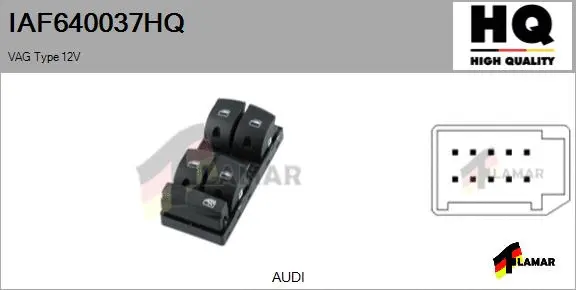 Switch, window regulator (IAF640037HQ)