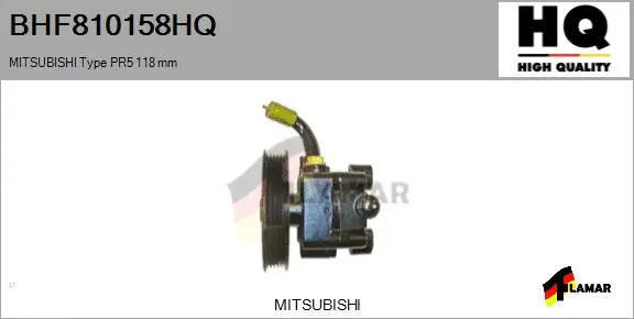 Hydraulic Pump, steering (BHF810158HQ)