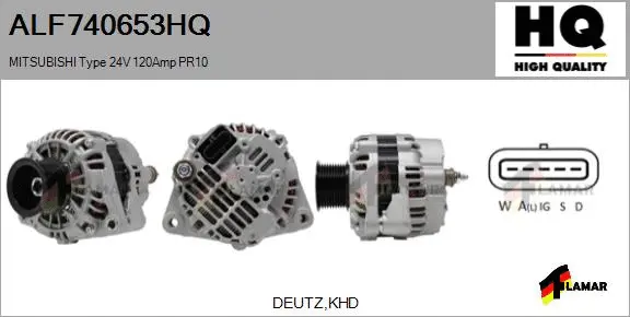 Alternator (ALF740653HQ)