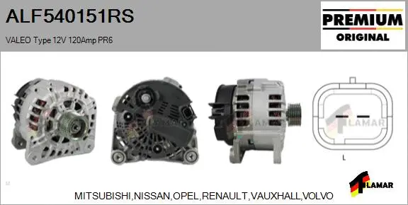 Alternator (ALF540151RS)