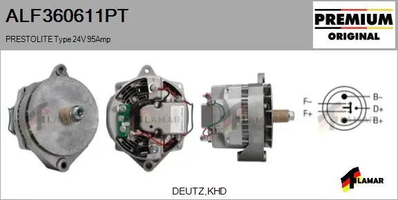 Alternator (ALF360611PT)