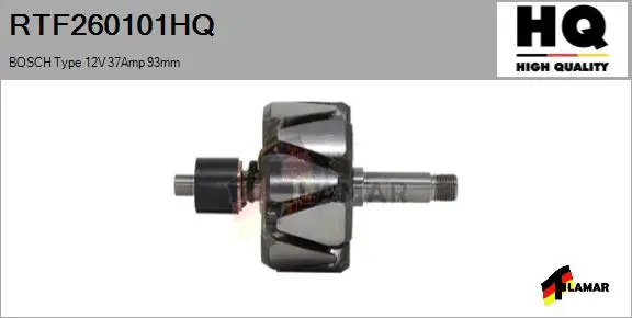 Rotor, alternator (RTF260101HQ)