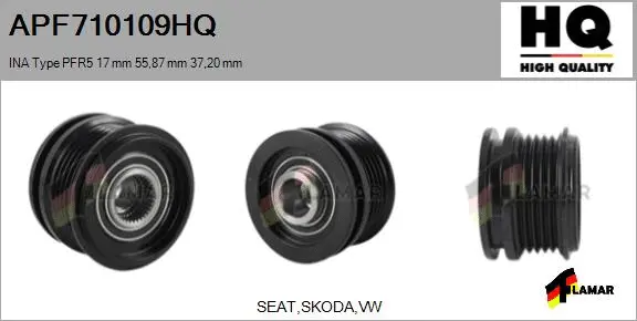 Belt Pulley, alternator (APF710109HQ)