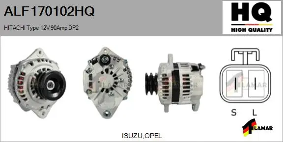 Alternator (ALF170102HQ)