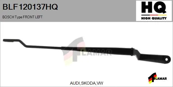 Wiper Arm, window cleaning (BLF120137HQ)